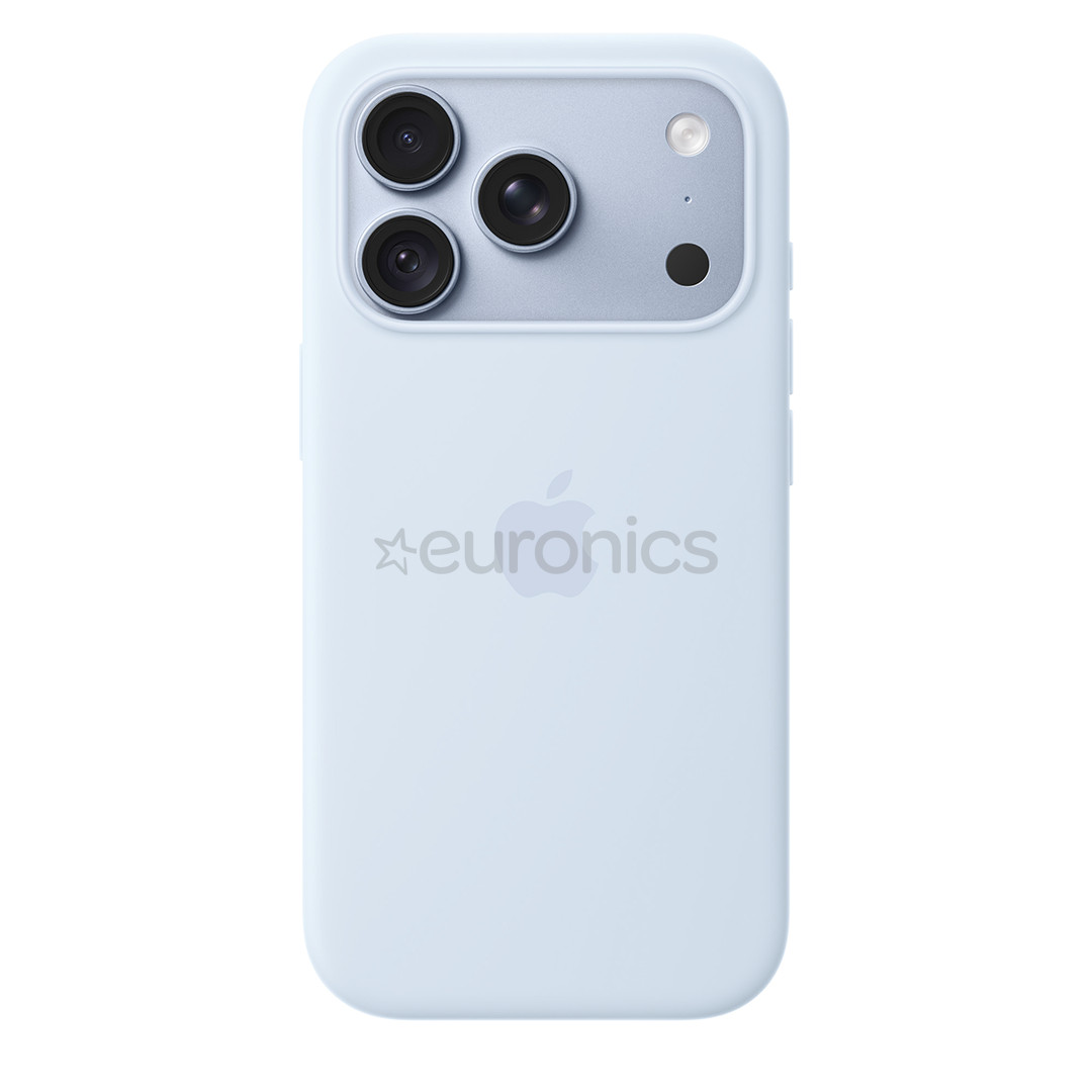 Apple Silicone Case with Magsafe, iPhone 18 Pro, голубой - Чехол