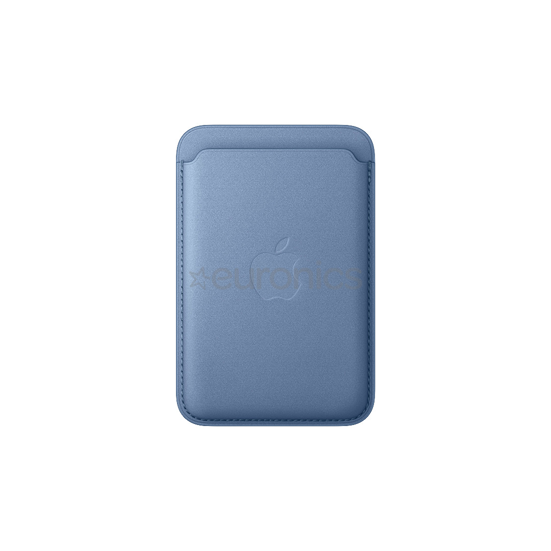 Apple FineWoven Wallet, Magsafe, голубой - Кредитница