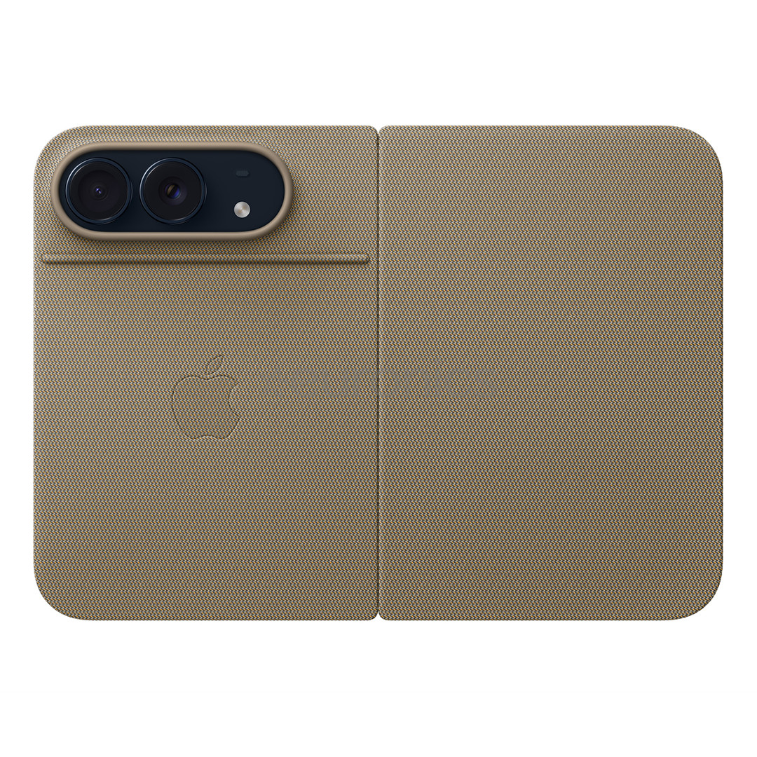 Apple iPhone Duo Folio with Kickstand, gaiši brūna - Apvalks viedtālrunim