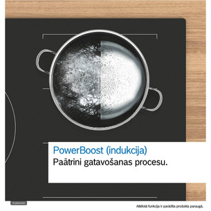 Bosch Series 4, width 59.2 cm, frameless, matte black - Built-in induction hob