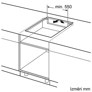 Bosch Series 6, width 59.2 cm, frameless, matte black - Built-in induction hob