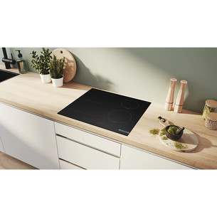 Bosch Series 6, width 59.2 cm, frameless, matte black - Built-in induction hob