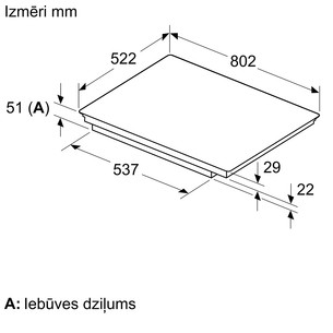 Bosch, Series 6, frameless, width 80.2 cm, black - Built-in induction hob