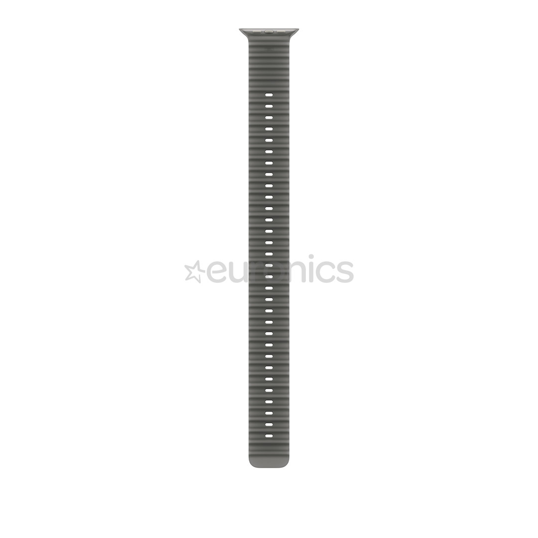 Apple Ocean Band Extension, 49 mm, dabīga titāna / caurspīdīgi melna - Siksniņas pagarinājums pulkstenim