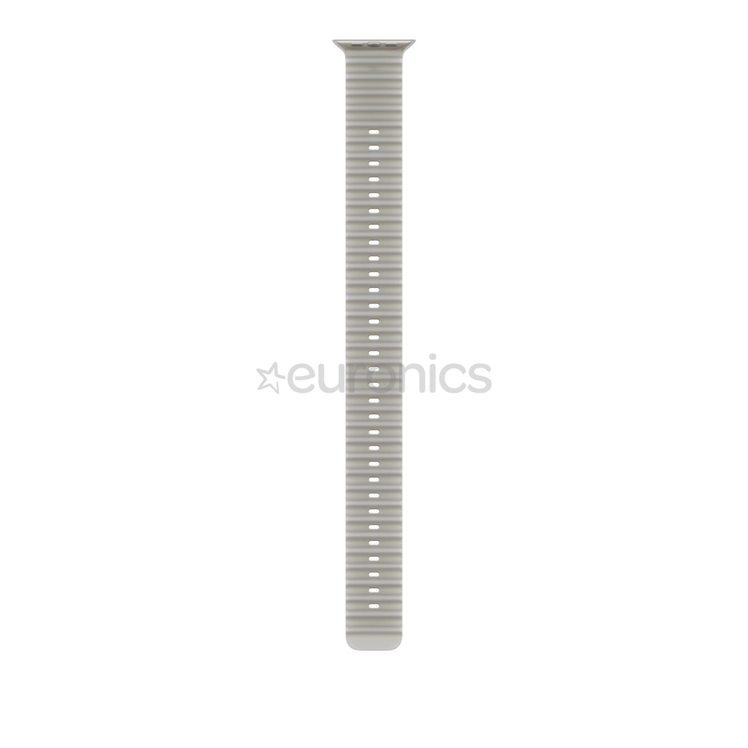 Apple Ocean Band Extension, 49 mm, dabīga titāna / caurspīdīgi pelēka - Siksniņas pagarinājums pulkstenim