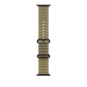 Apple Ocean Band, 49 mm, melna titāna / caurspīdīgi zaļa - Siksniņa pulkstenim MKAV4ZM/A