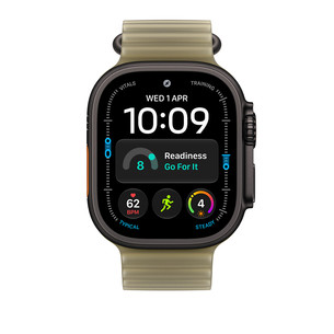 Apple Ocean Band, 49 mm, melna titāna / caurspīdīgi zaļa - Siksniņa pulkstenim