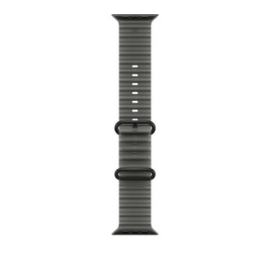 Apple Ocean Band, 49 mm, melna titāna / caurspīdīgi melna - Siksniņa pulkstenim
