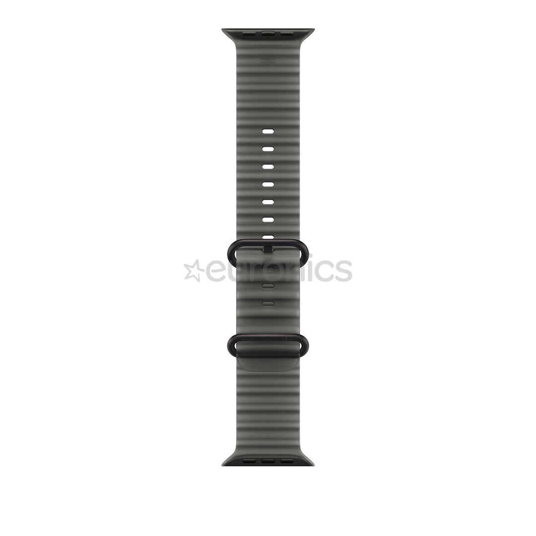 Apple Ocean Band, 49 mm, melna titāna / caurspīdīgi melna - Siksniņa pulkstenim