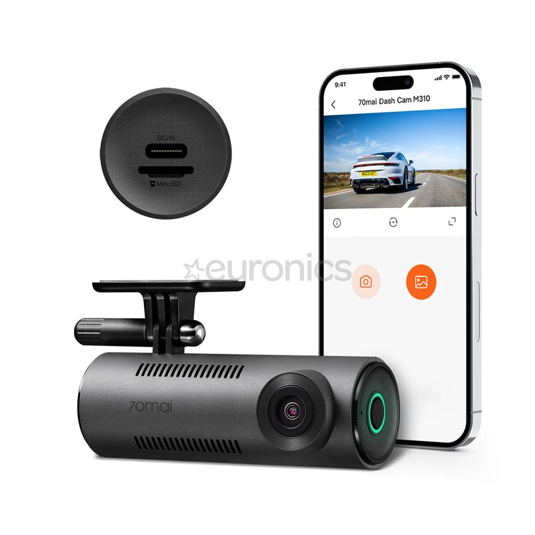 70mai Dash Cam M310, 3K, black - Dash cam