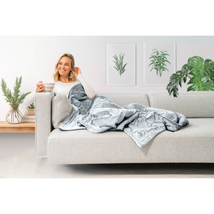 Beurer HD 75 Nordic Grey, 180 x 130 cm, grey - Heated overblanket