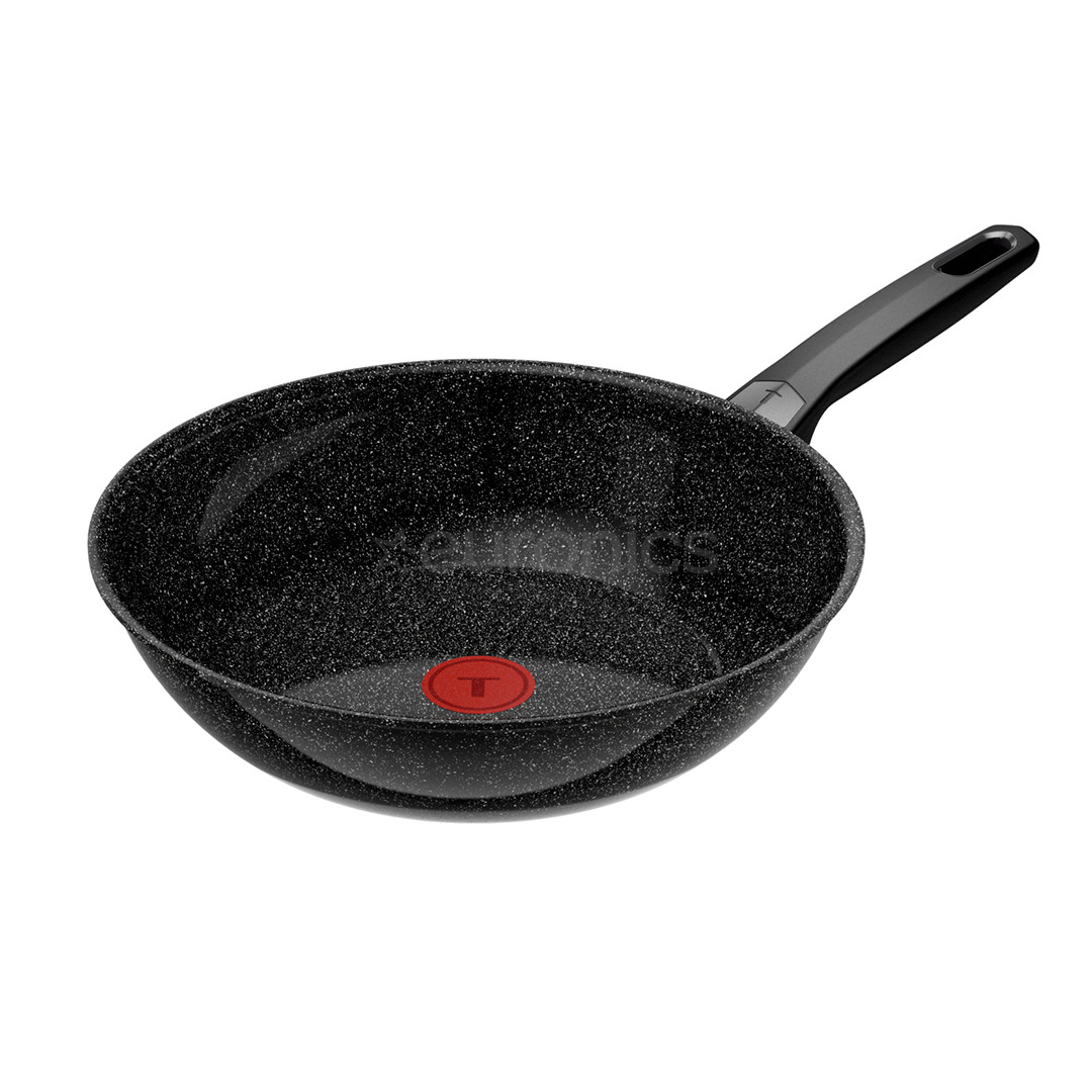 Tefal Expertise Ceramic, 28 cm, melna - Wok panna