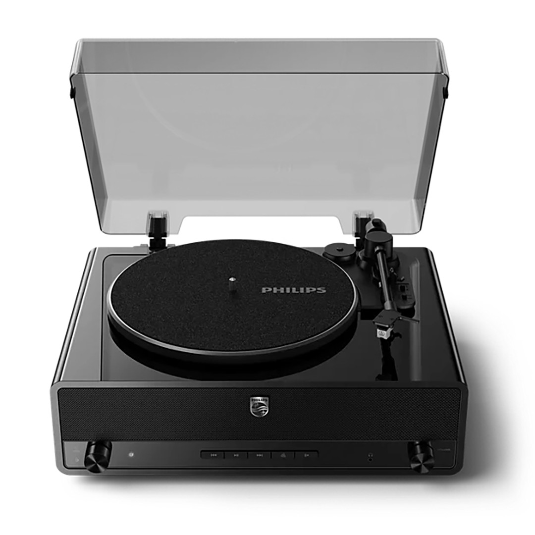 Philips Retro The Stevie Pro, black - Turntable