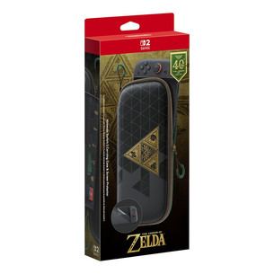 Nintendo Switch 2 Carrying Case & Screen Protector The Legend of Zelda™ 40th Anniversary Edition, черный/золотистый - Чехол для переноски