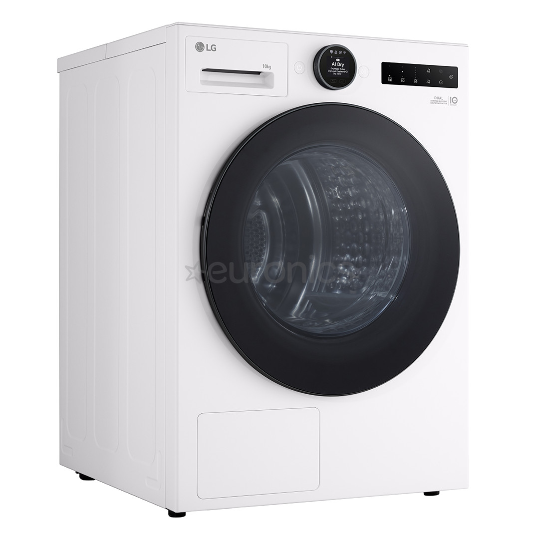 LG DUAL Inverter Heat Pump, 10 kg, dziļums 66 cm - Veļas žāvētājs