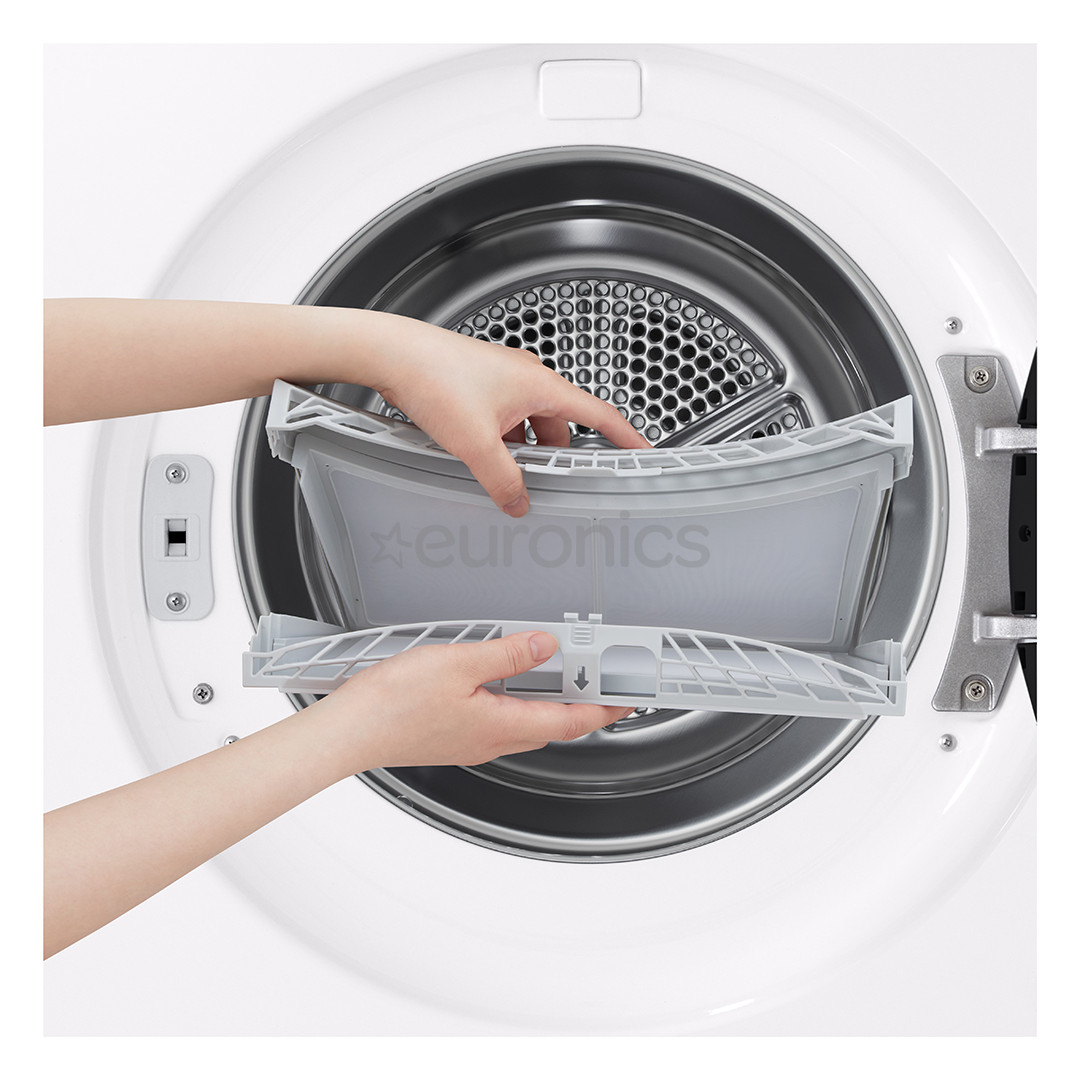 LG DUAL Inverter Heat Pump, 10 kg, dziļums 66 cm - Veļas žāvētājs