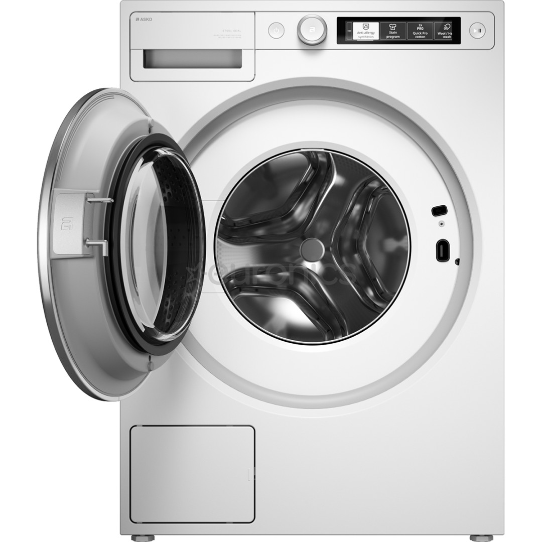 Asko Steel Seal, 11 kg, dziļums 68.7 cm, 1400 apgr/min. - Veļas mazgājamā mašīna ar priekšējo ielādi