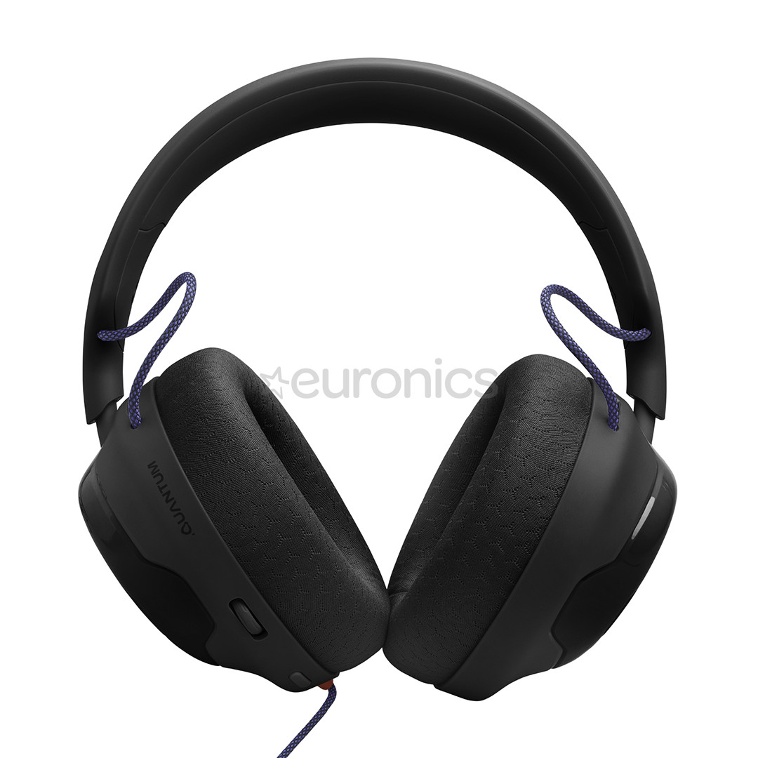 JBL Quantum 120, melna - Austiņas ar mikrofonu