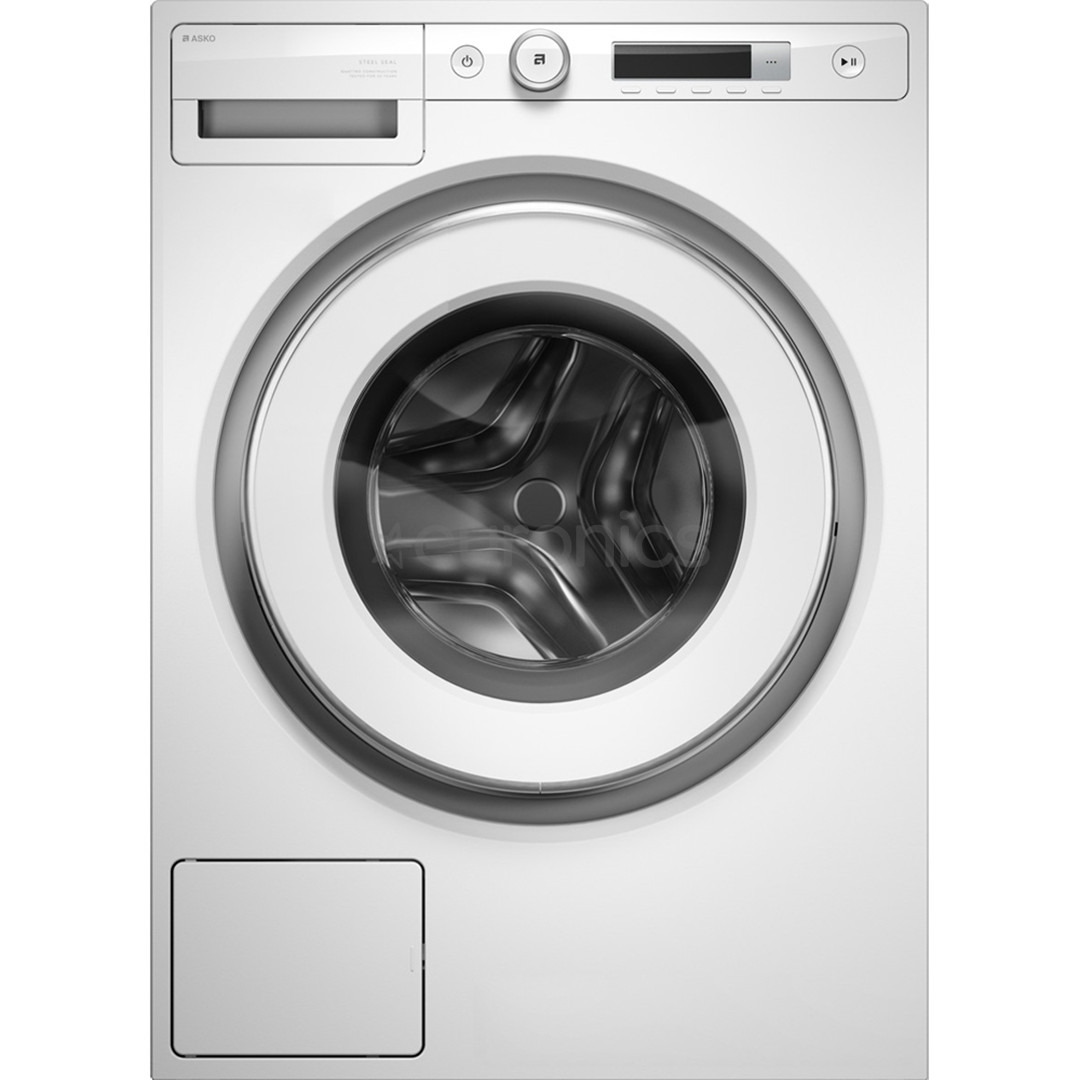 Asko Steel Seal, 9 kg, dziļums 57.2 cm, 1600 apgr/min. - Veļas mazgājamā mašīna ar priekšējo ielādi
