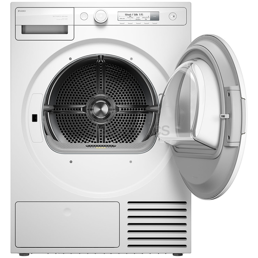 Asko, 8 kg, depth 63 cm - Clothes dryer