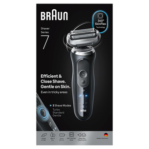 Braun, Series 7, Wet & Dry, melna - Skuveklis