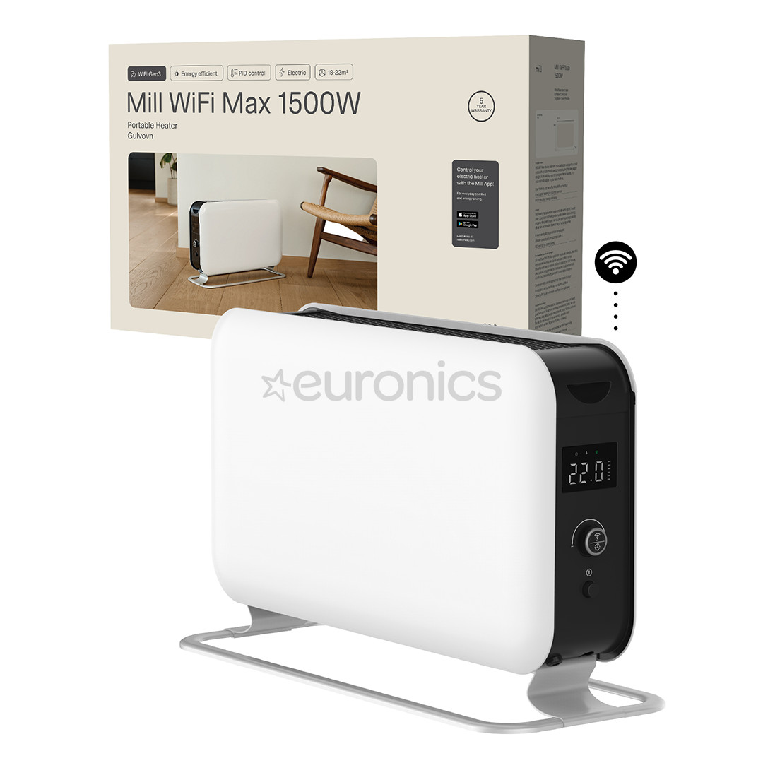 Mill WiFi Max, 1500 W, white - Portable heater