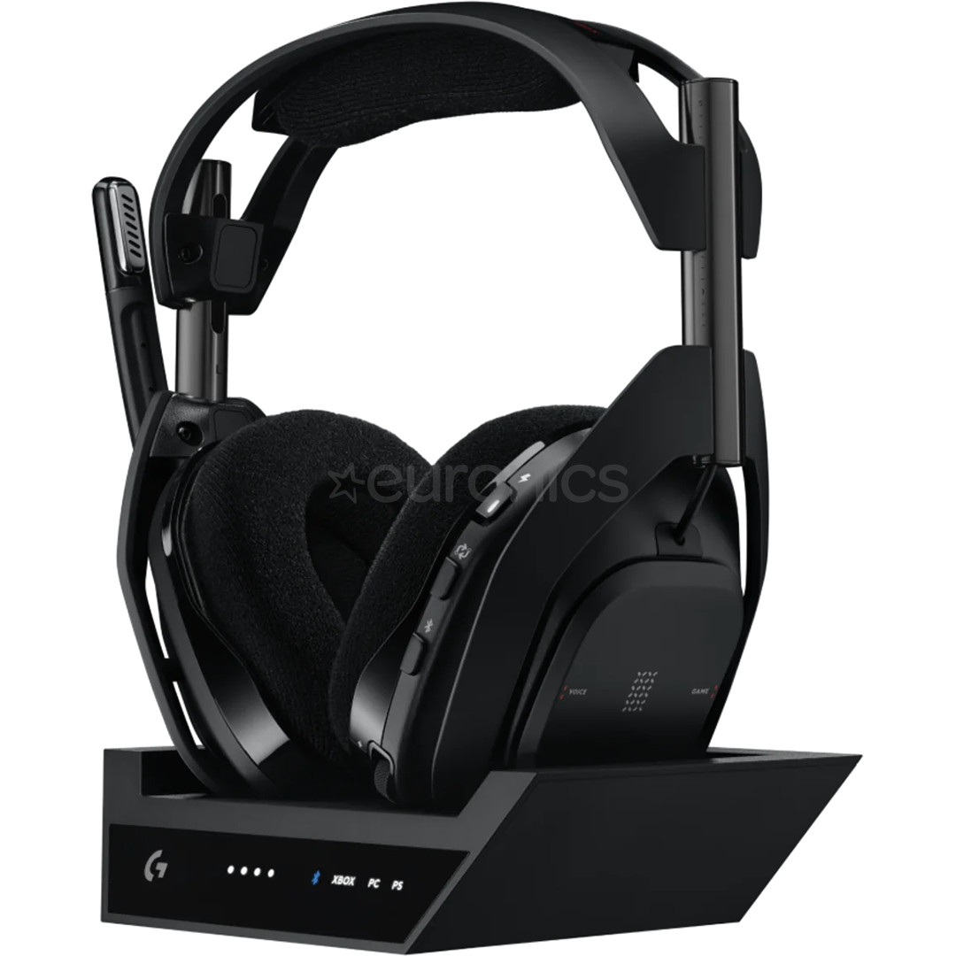 Logitech ASTRO A50 X LIGHTSPEED, melna - Bezvadu austiņas