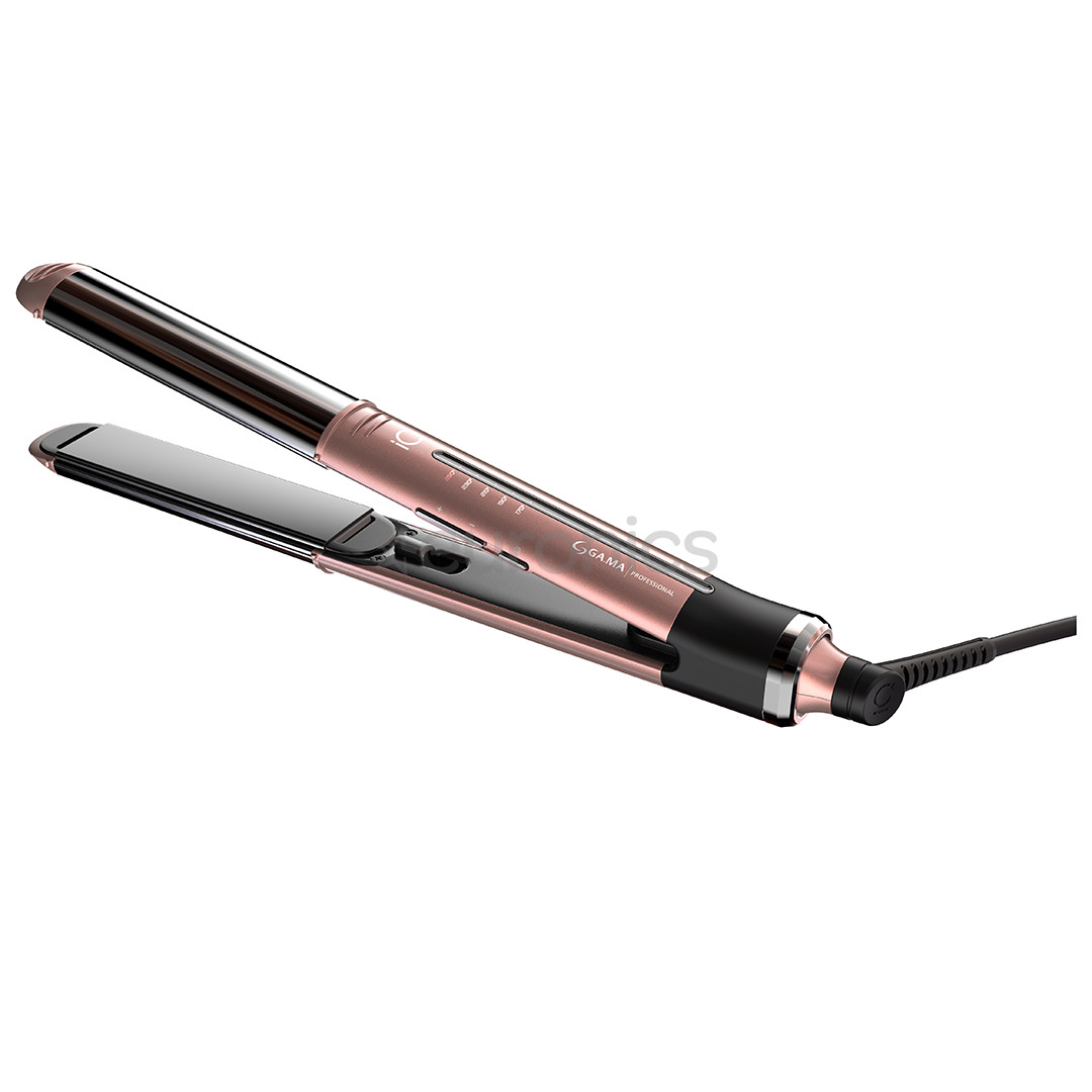 GA.MA IQ Perfetto, 2-in-1, rose gold - Straightener & curling iron