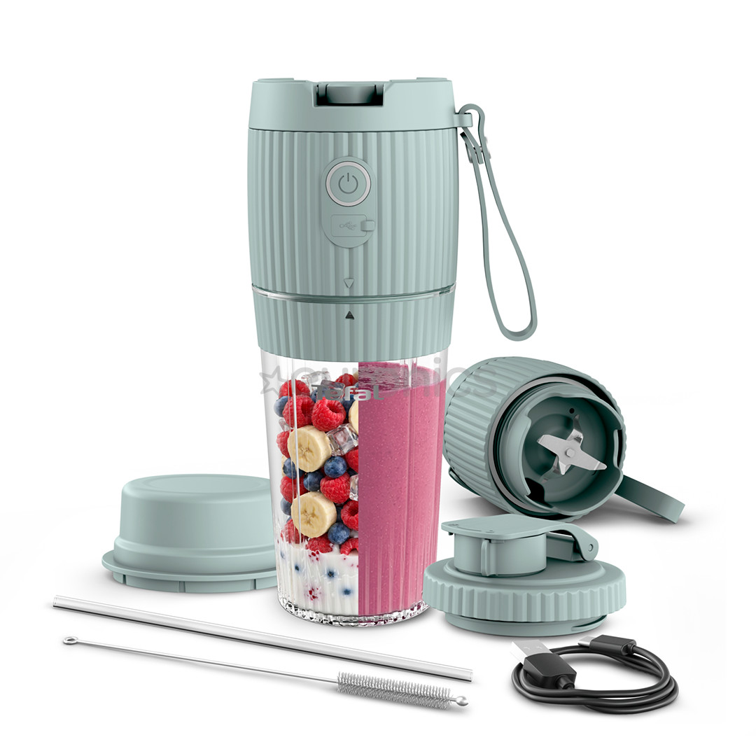 Tefal Lightmix+, 590 мл, зеленый - Портативный блендер