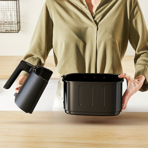 Tefal Easy Fry Max, 1500 W, 5 L, melna - Karstā gaisa friteris