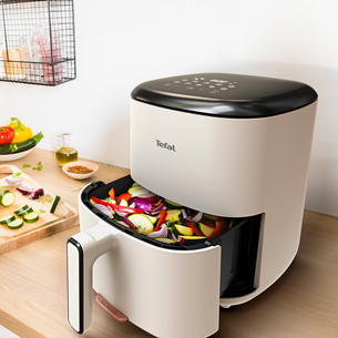 Tefal Easy Fry Max, 1500 W, 5 L, bēša - Karstā gaisa friteris