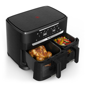 Tefal Ever Fry XXL Dual, 2700 W, 11 L, black - Air fryer