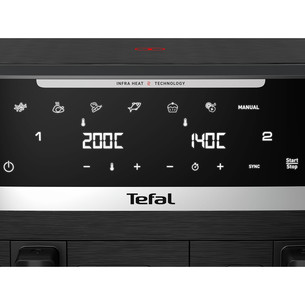 Tefal Ever Fry XXL Dual, 2700 W, 11 L, black - Air fryer