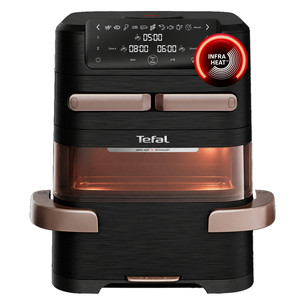 Tefal Ever Fry Trio, 2850 W, 12 L, melna/vara - Karstā gaisa friteris