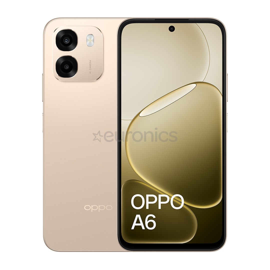 OPPO A6, 6 ГБ, 256 ГБ, золотистый - Смартфон