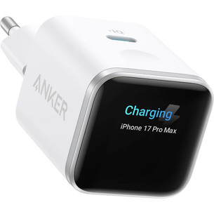 Anker Nano Smart Display Charger, 45 Вт, белый - Зарядный адаптер A121DG21