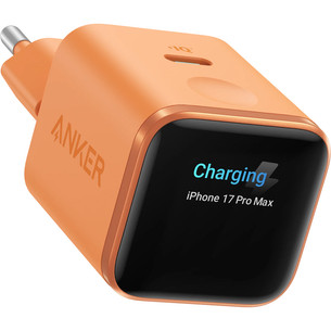 Anker Nano Smart Display Charger, 45W, orange - Charger A121DGO1