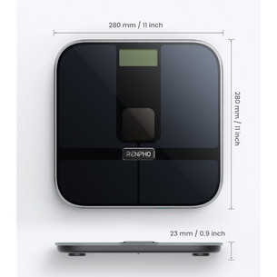 Renpho Elis Solar 2, black - Diagnostic scale