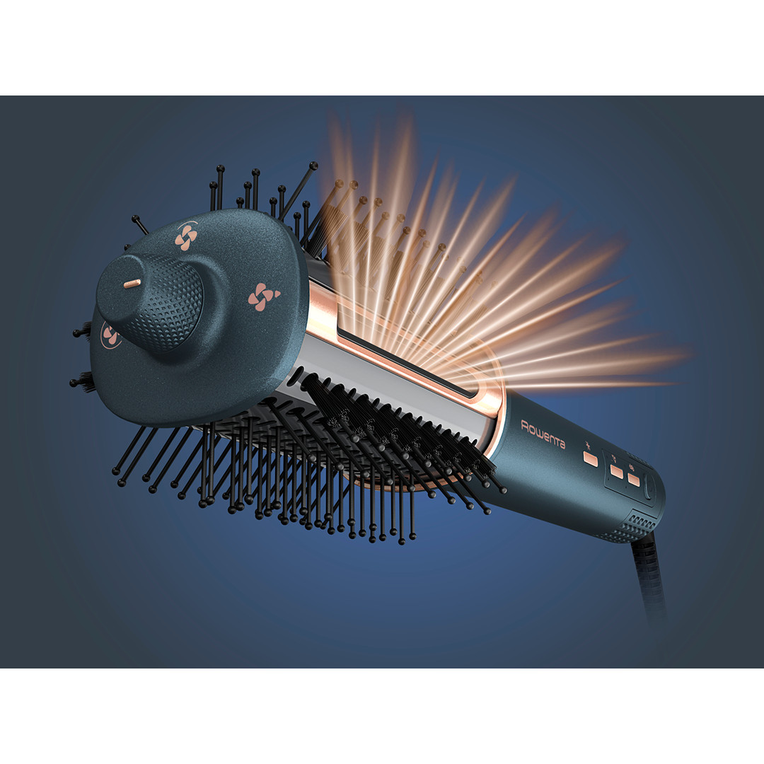 Rowenta Air Brush 3D, 1100 W, zila/vara - Matu veidotājs