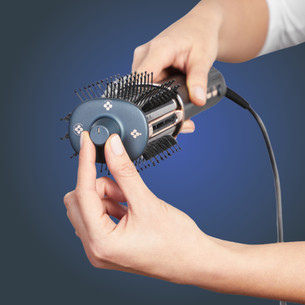 Rowenta Air Brush 3D, 1100 W, zila/vara - Matu veidotājs