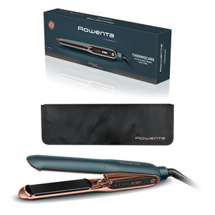 Rowenta Thermocare, синий/медный - Щипцы для выпрямления волос SF8122E0
