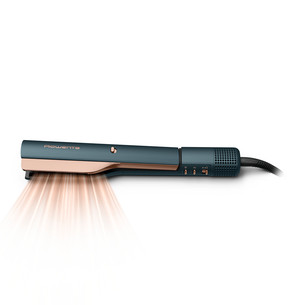 Rowenta Air KeraStraight, 3-in-1, zila/vara - Matu taisnotājs