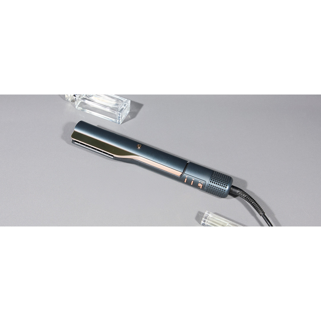 Rowenta Air KeraStraight, 3-in-1, zila/vara - Matu taisnotājs