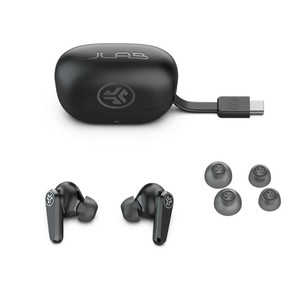 JLab Go Pods ANC, black - True-wireless earbuds