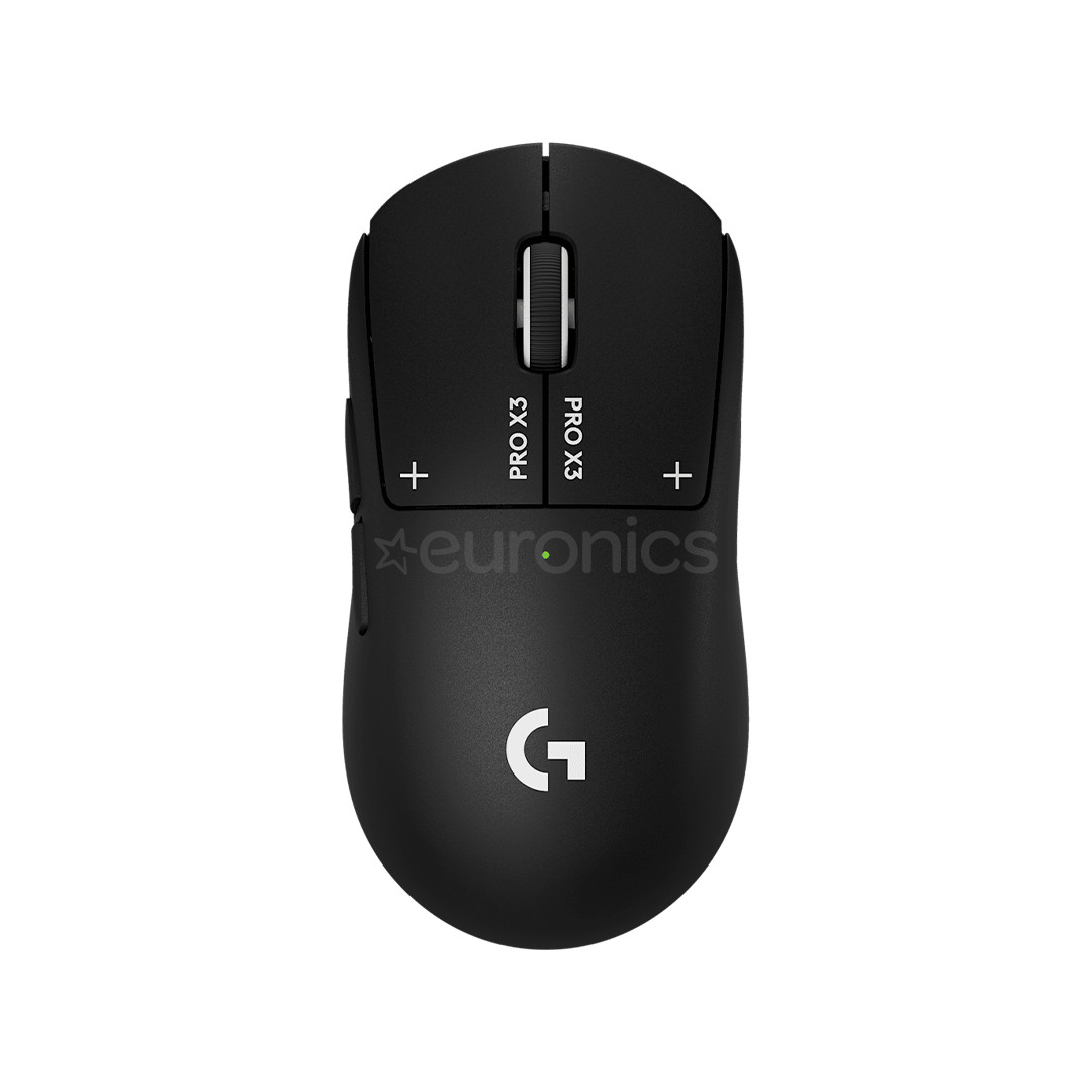 Logitech Pro X3 Superstrike, melna - Bezvadu datorpele