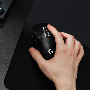 Logitech Pro X3 Superstrike, melna - Bezvadu datorpele