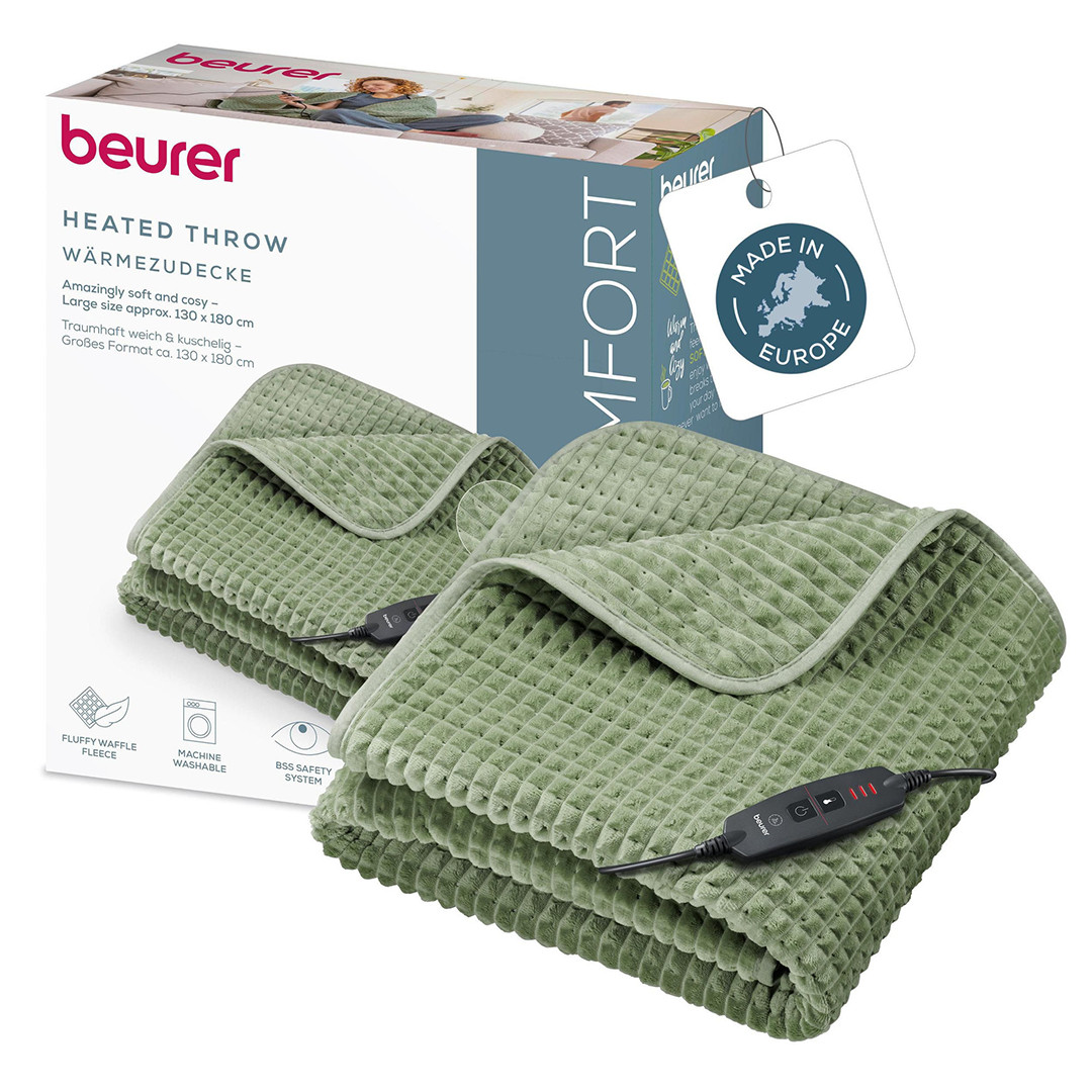 Beurer HD 72, 180x130 см, зеленый - Электроодеяло