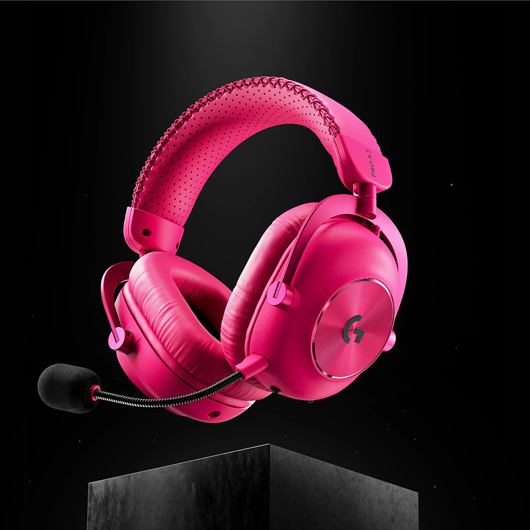 Logitech PRO X3 LIGHTSPEED, magenta - Wireless headset