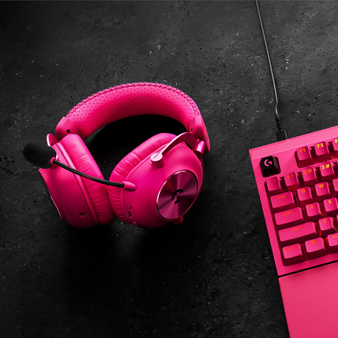 Logitech PRO X3 LIGHTSPEED, magenta - Wireless headset