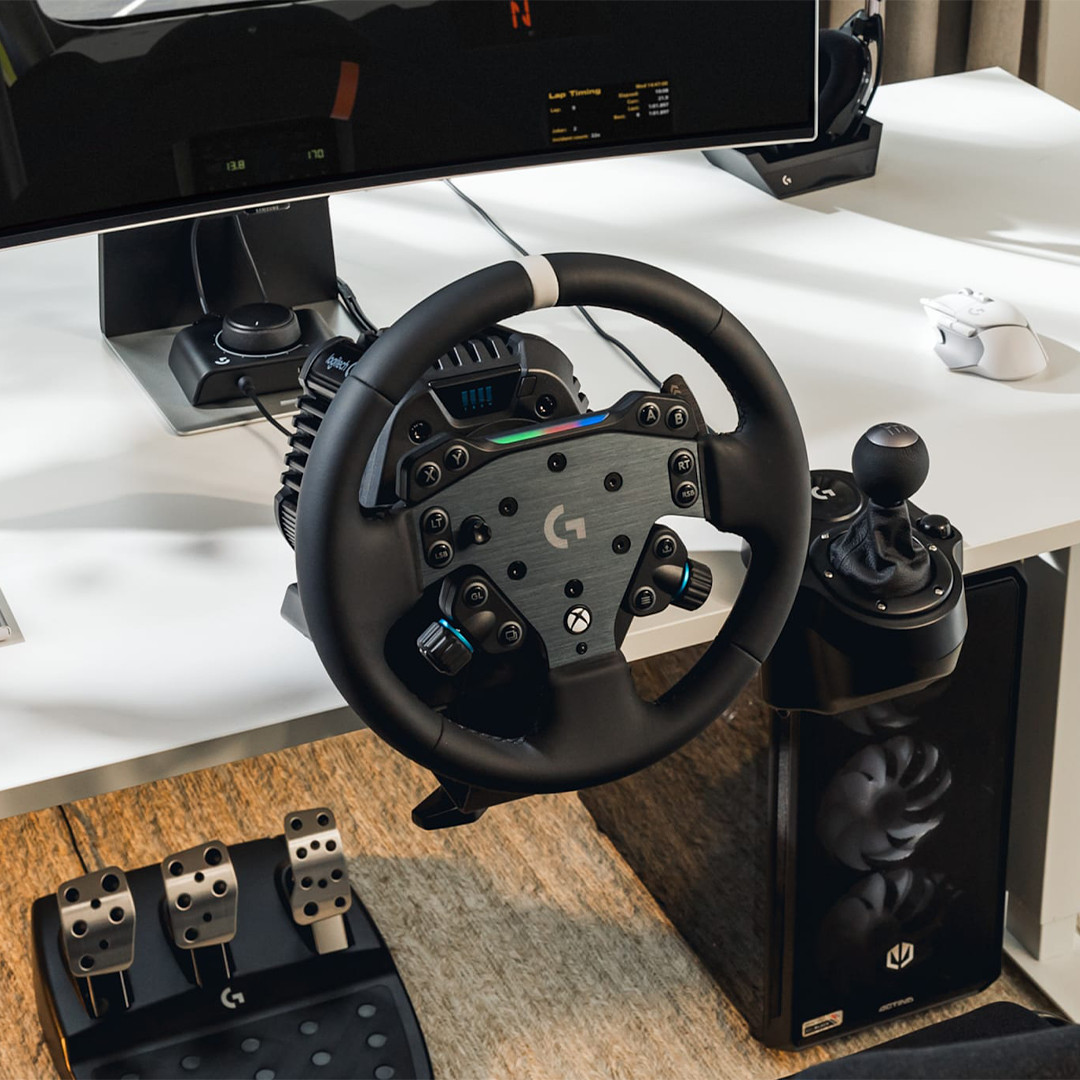 Logitech Racing Adapter, black - Sim accessory